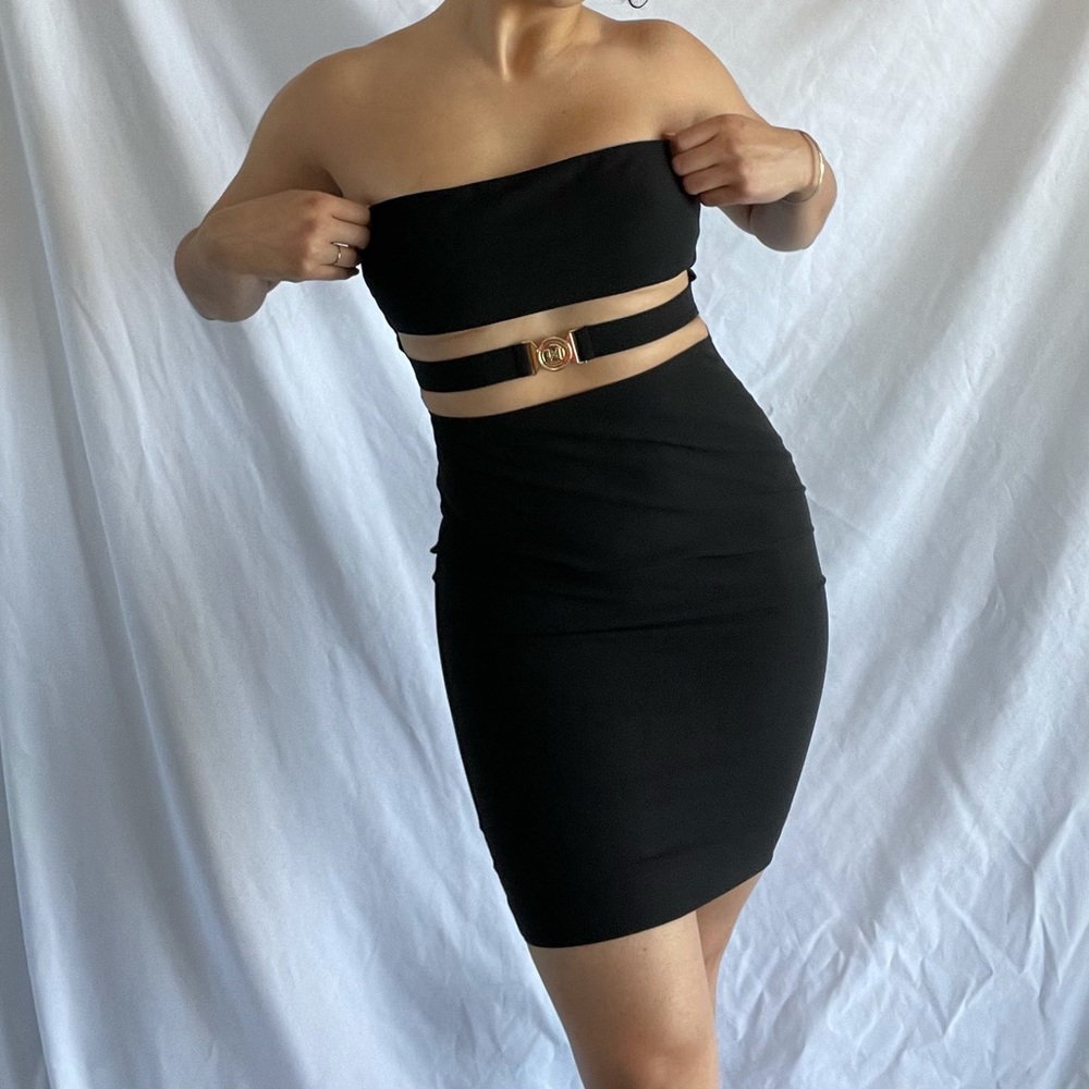 MESHKI Black cocktail dress